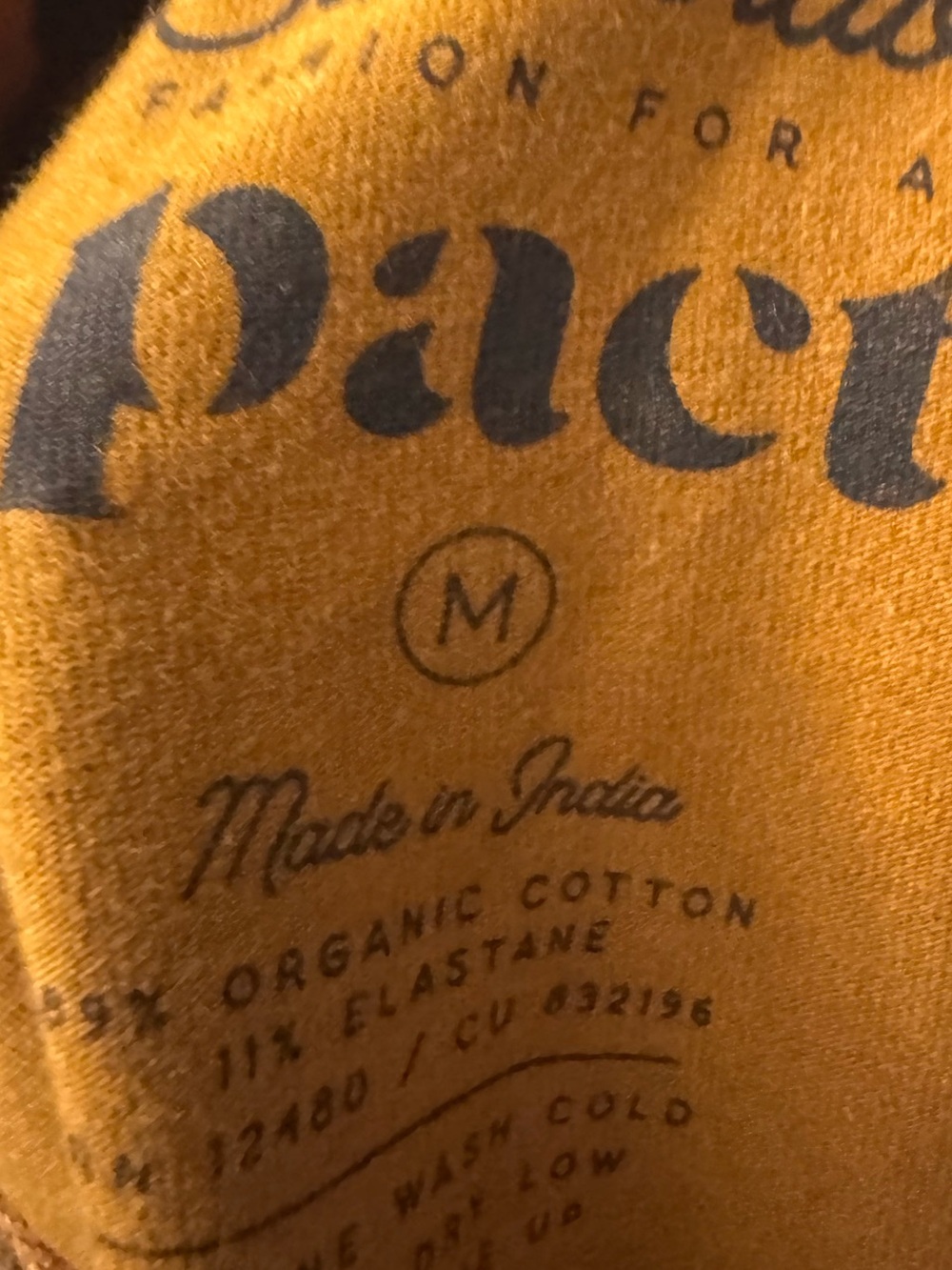 Pact Organic Cotton On The Go Leggings Size Medium - Picture 3 of 6